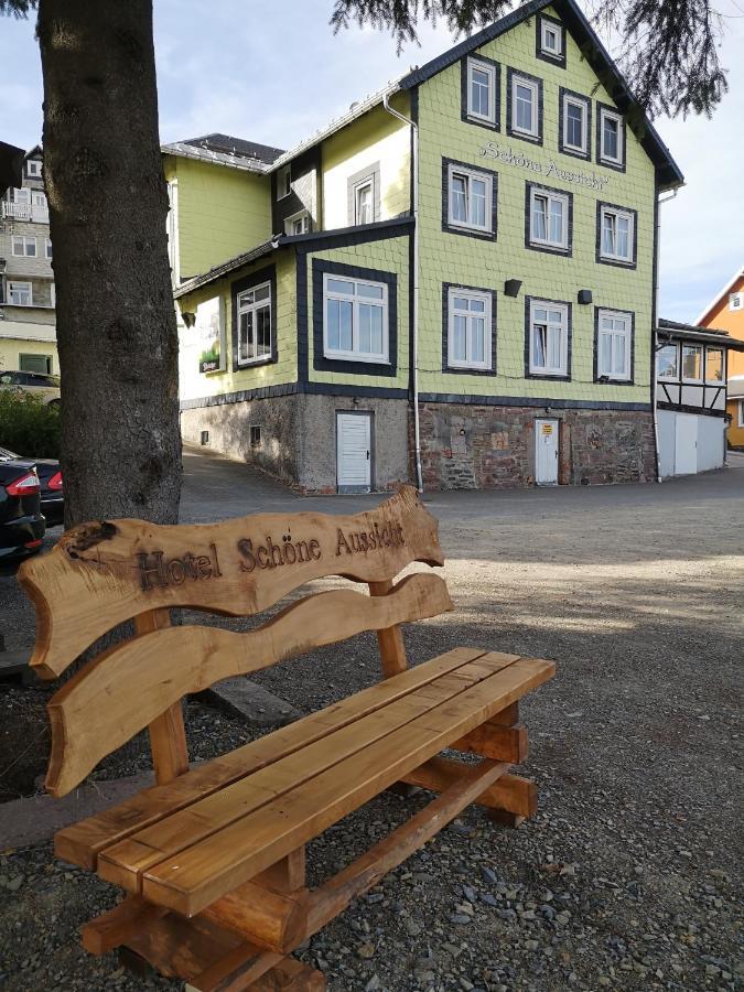 Hotel Schoene Aussicht Masserberg Exteriör bild