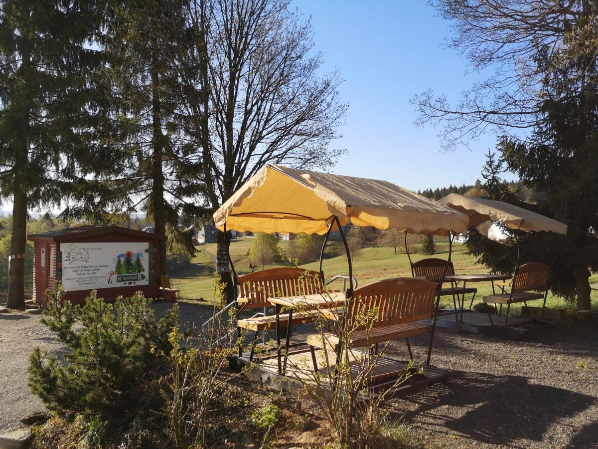 Hotel Schoene Aussicht Masserberg Exteriör bild