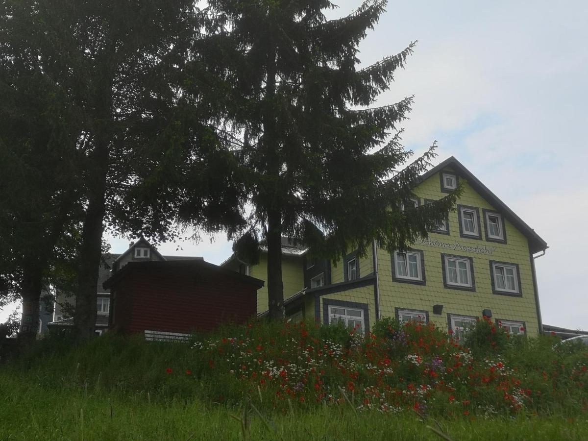 Hotel Schoene Aussicht Masserberg Exteriör bild