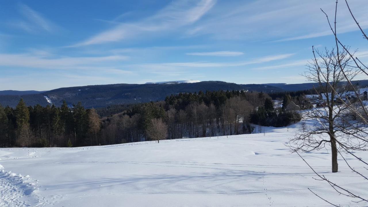 Hotel Schoene Aussicht Masserberg Exteriör bild