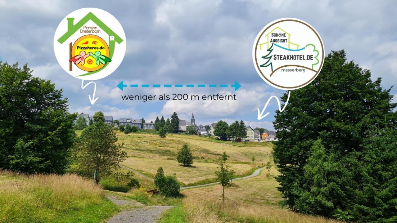 Hotel Schoene Aussicht Masserberg Exteriör bild